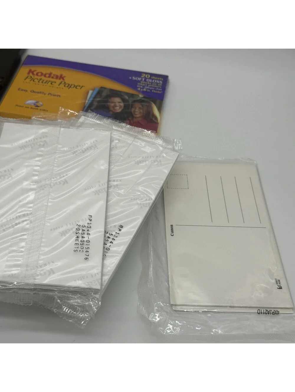 Canon Selphy Ink & Paper Lot - KP-36IP & KP-108IN Supplies with Kodak 4x6 Paper